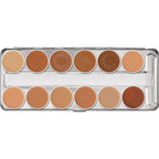 Kryolan Professional 1004 Supracolor Palette 12 Colors