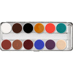 Kryolan Professional 1004 Supracolor Palette 12 Colors