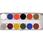 Kryolan Professional 1004 Supracolor Palette 12 Colors