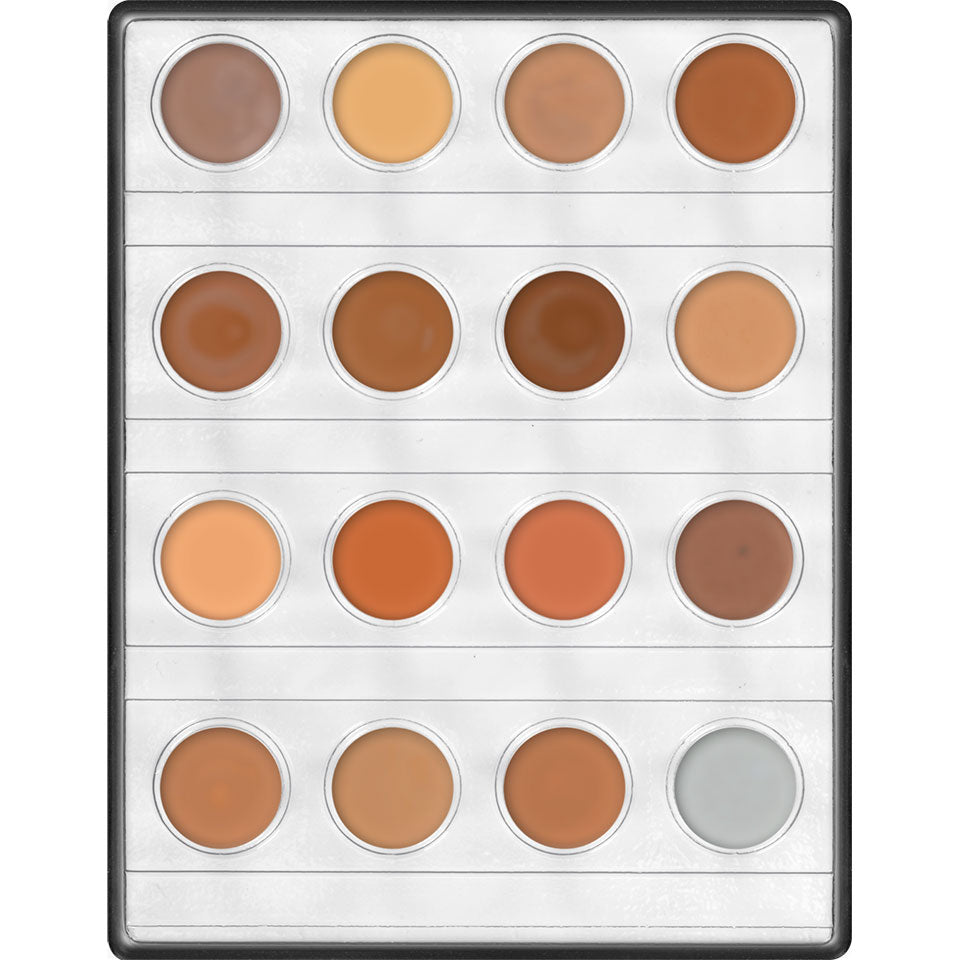 Kryolan Professional 1006 Supracolor Mini-Palette 16 Colors