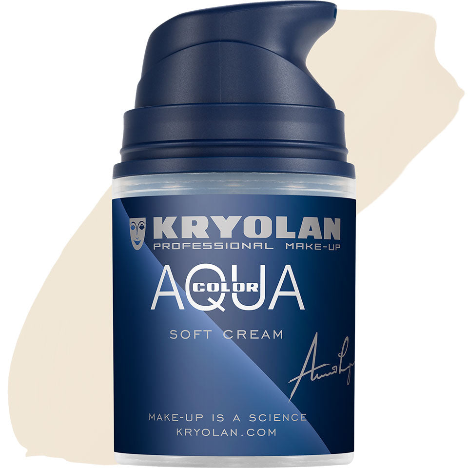 Kryolan Professional 1128 Aquacolor Soft Cream Tube 25mL