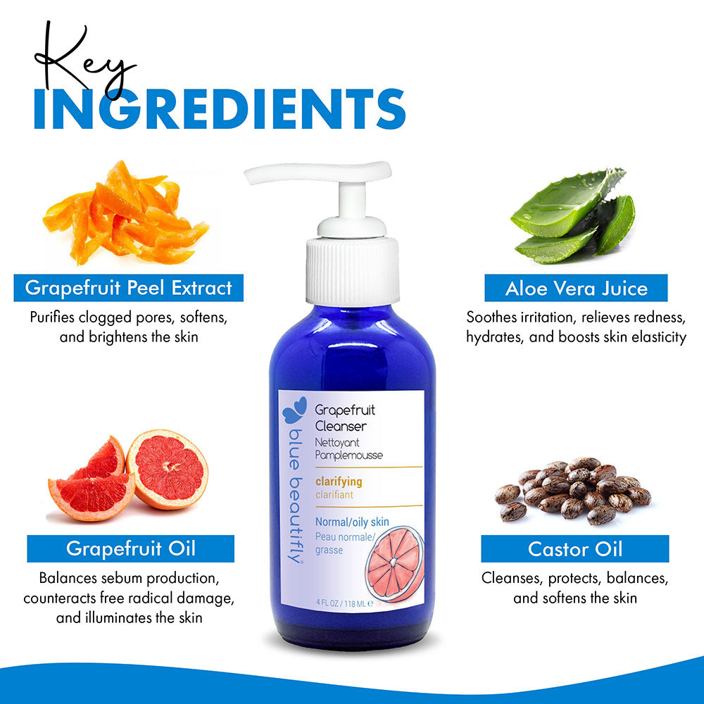Blue Beautifly Grapefruit Cleanser 4oz