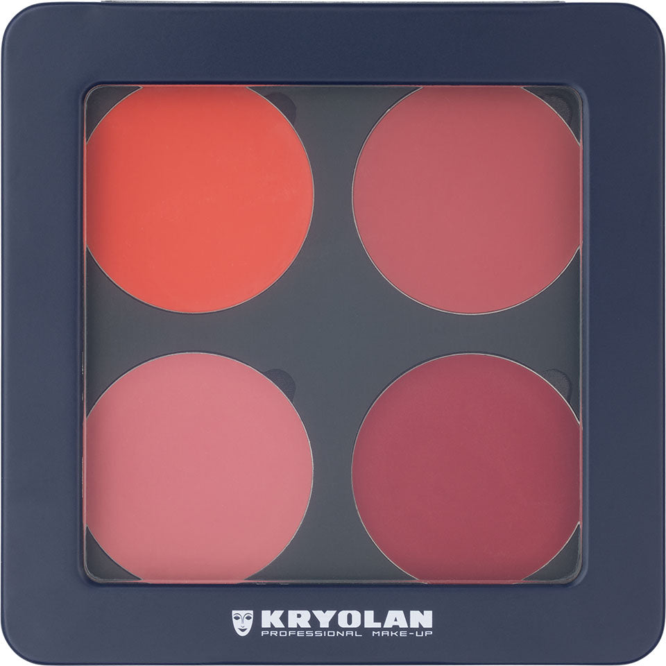 Kryolan Professional 5024 Cream Blush Palette 4 Colors