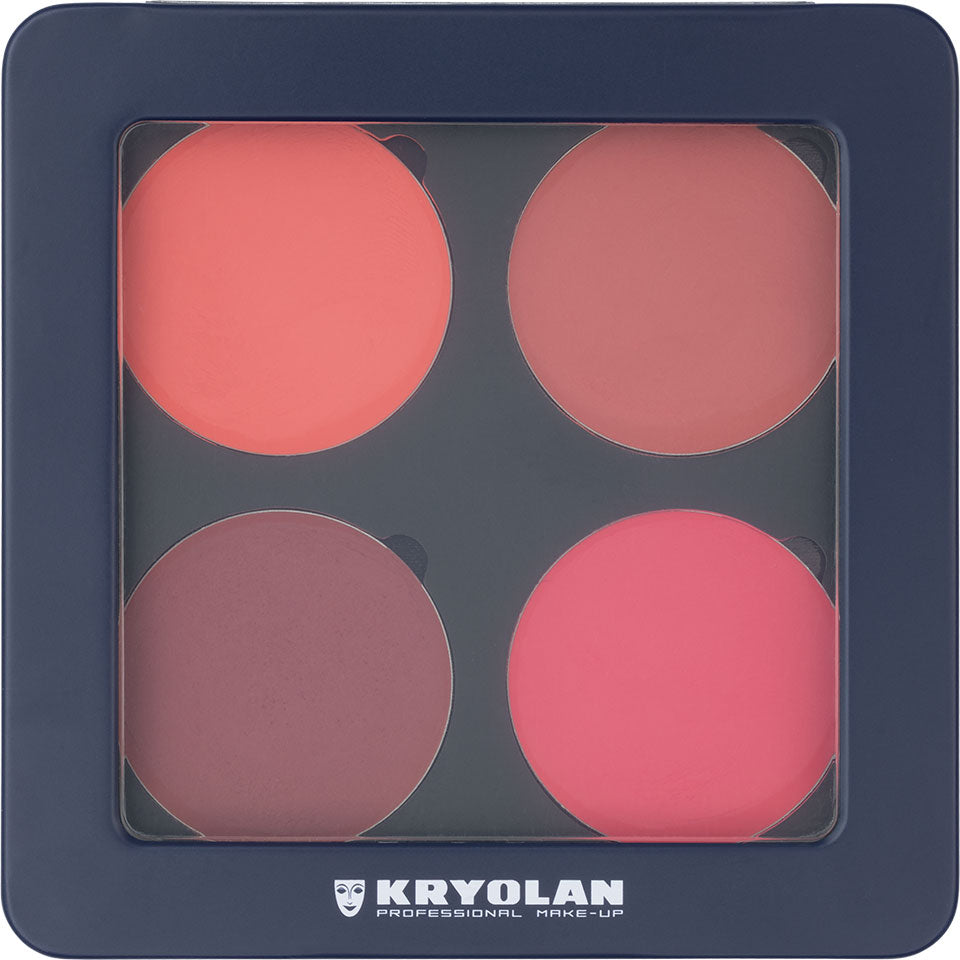 Kryolan Professional 5024 Cream Blush Palette 4 Colors