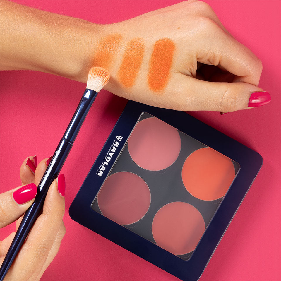 Kryolan Professional 5024 Cream Blush Palette 4 Colors