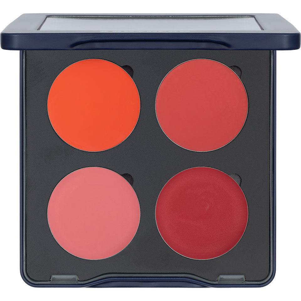 Kryolan Professional 5024 Cream Blush Palette 4 Colors - BLUSH 1