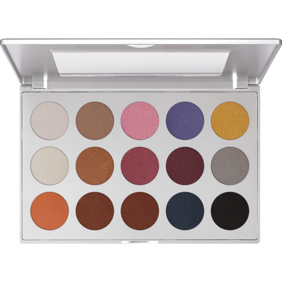 Kryolan Professional 5315 Eye Shadow Palette 15 Colors