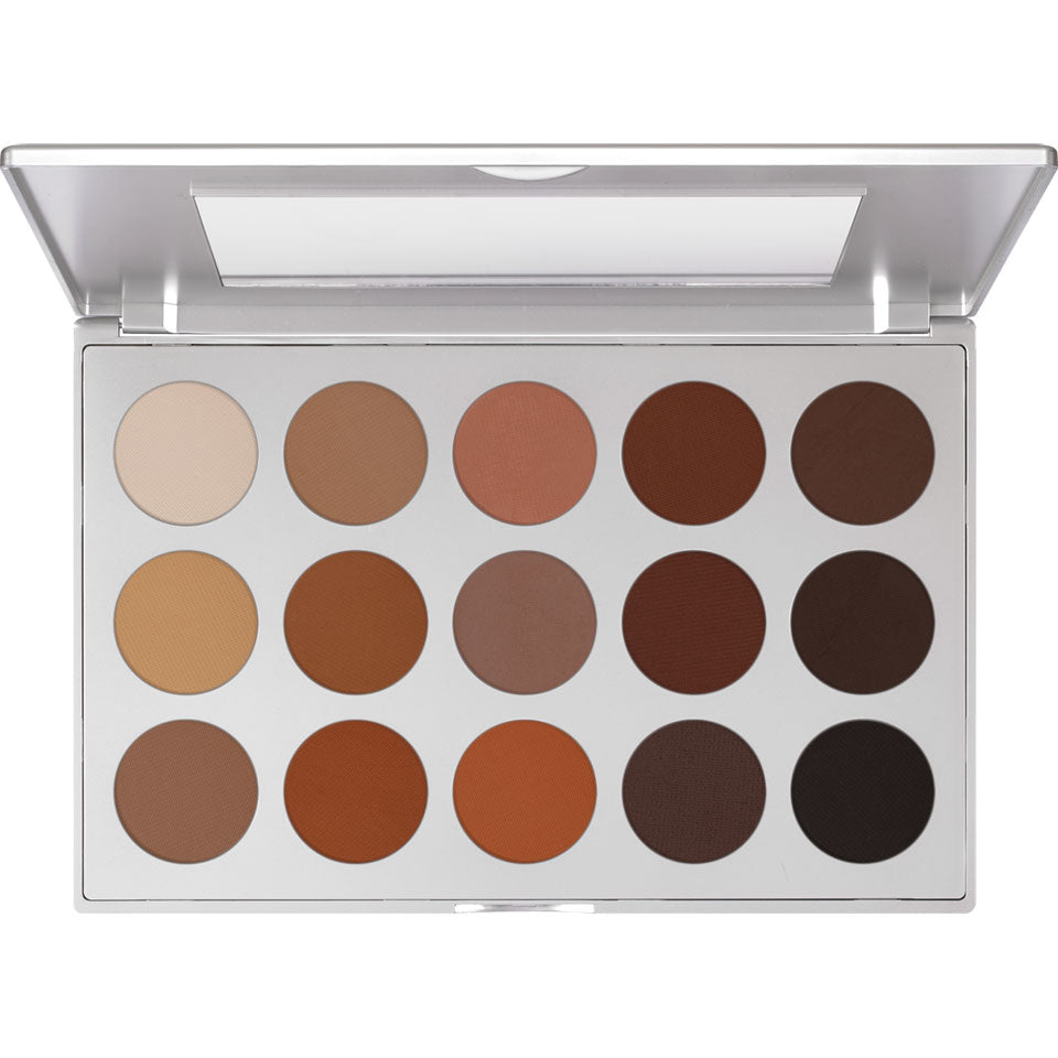 Kryolan Professional 5315 Eye Shadow Palette 15 Colors