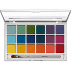 Kryolan Professional 5318 Eye Shadow Variety 18 Colors Palette