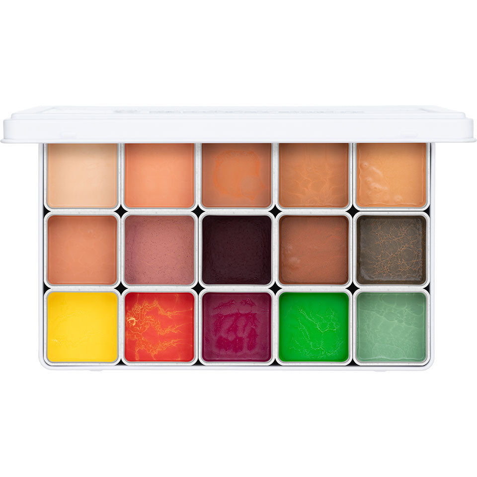 Kryolan Professional 8145 FX Design Color Palette 15 Colors