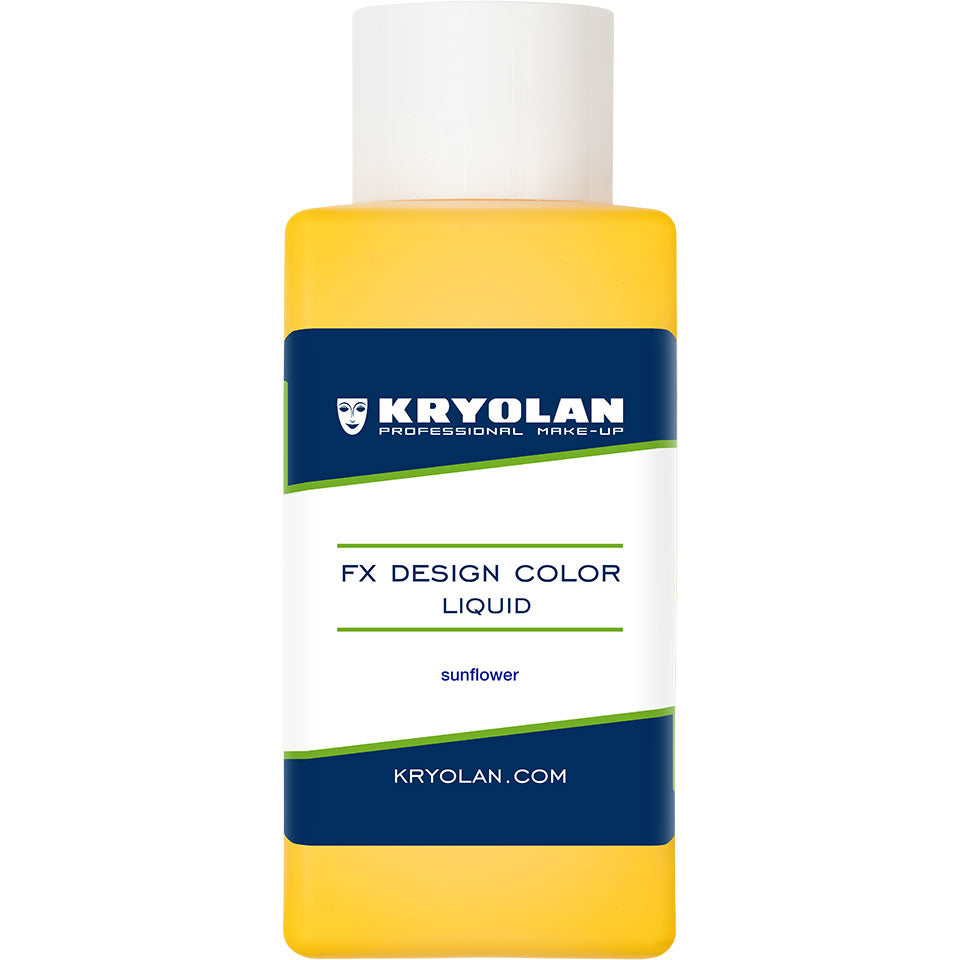 Kryolan Professional 8150 FX Design Color Liquid 50ml - Sunflower