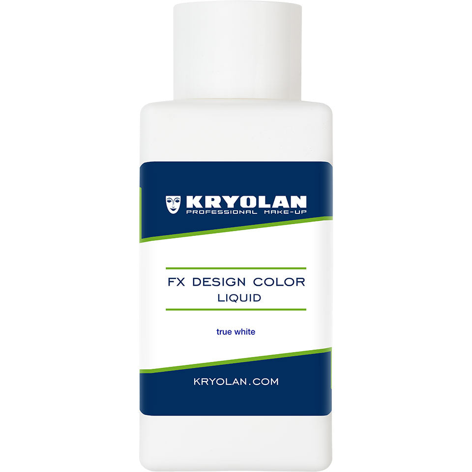 Kryolan Professional 8150 FX Design Color Liquid 50ml - TRUE WHITE