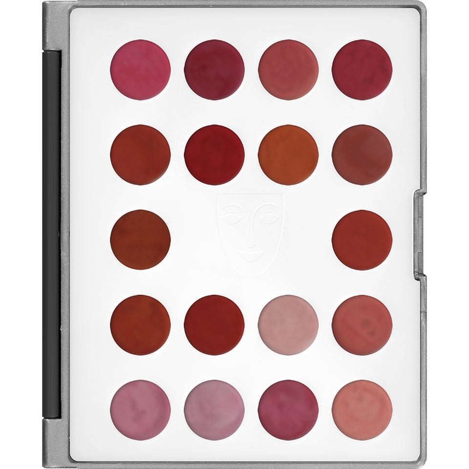 Kryolan Professional 9026 Lip Mini-Palette 18 Colors