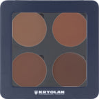 Kryolan Professional 9154 Sculpt & Glow Palette 4 Colors