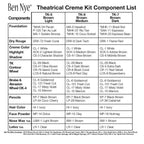 Ben Nye TK Theatrical Kit + Gift with Purchase 8oz Brush Cleaner