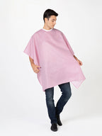 Betty Dain 206 Seersucker Barber Cape - Red