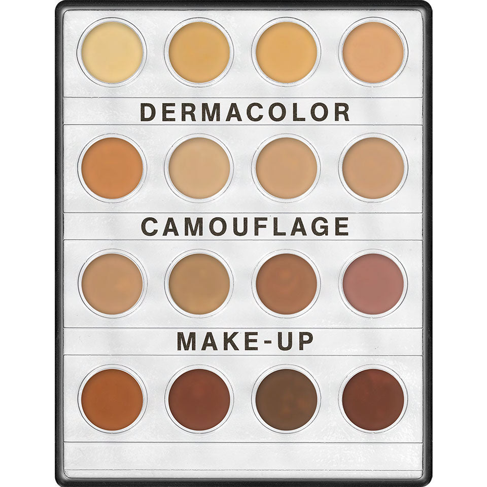 Dermacolor 71006 Camouflage Creme Mini-Palette 16 Colors - D1