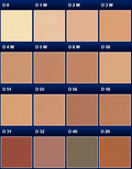 Dermacolor 71006 Camouflage Creme Mini-Palette 16 Colors - D2
