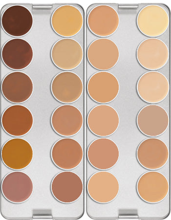 Dermacolor 71008 Camouflage Creme Palette 24 Colors - Show