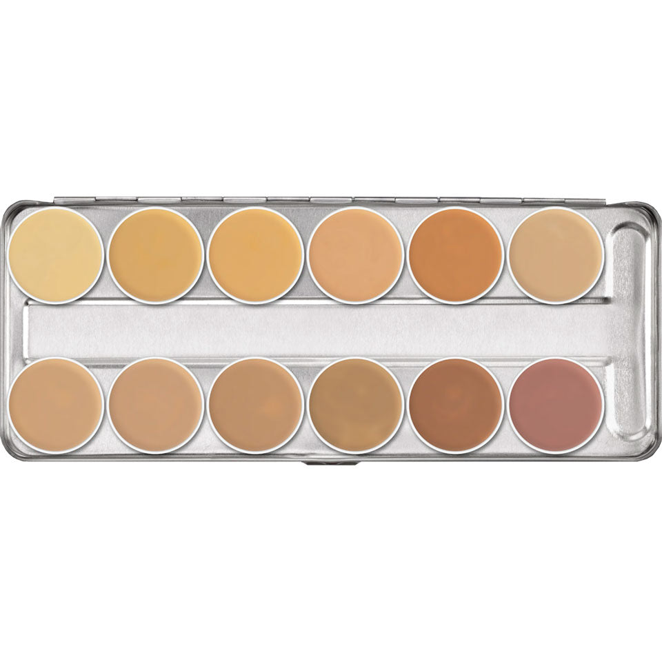 Dermacolor 75004 Camouflage Creme Palette 12 Colors - A