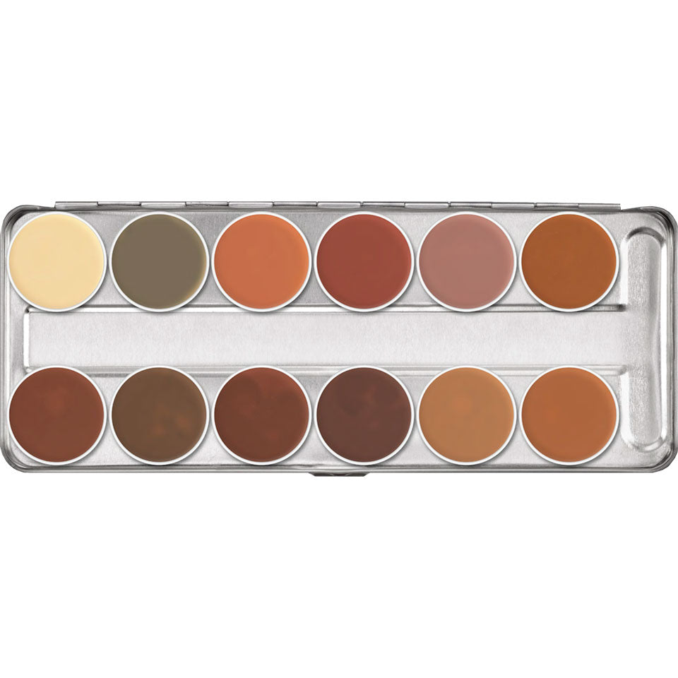 Dermacolor 75004 Camouflage Creme Palette 12 Colors - B