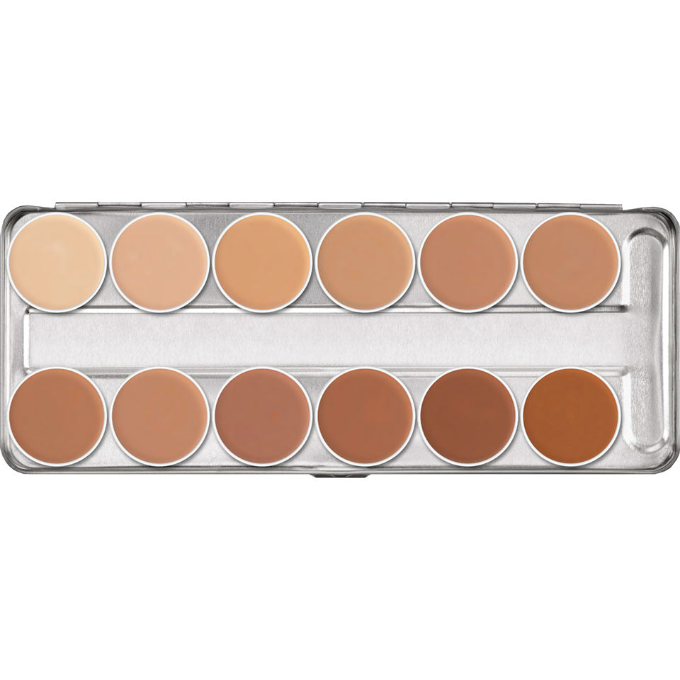 Dermacolor 75004 Camouflage Creme Palette 12 Colors - C