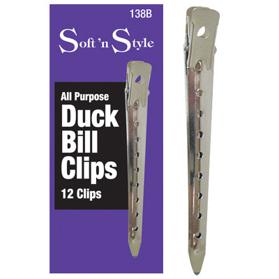 Soft 'n Style 138B Duck Bill Clips