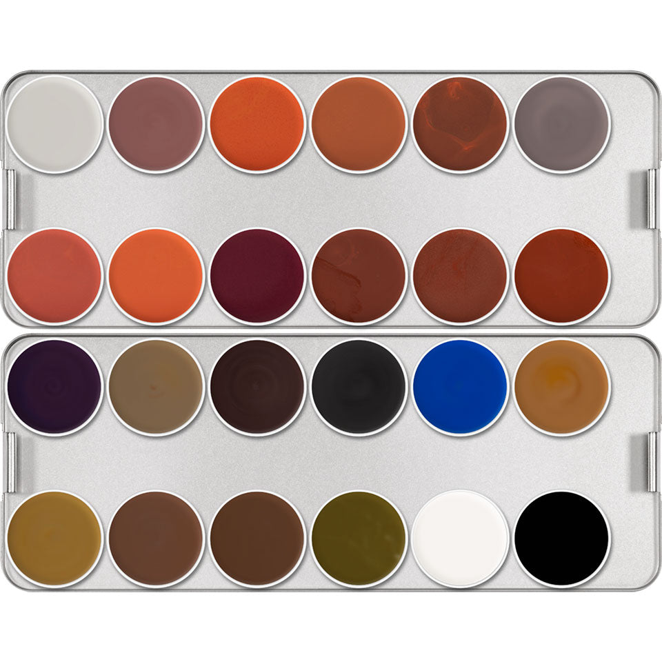 Kryolan 1008 Supracolor Palette 24 Colors - Cfx