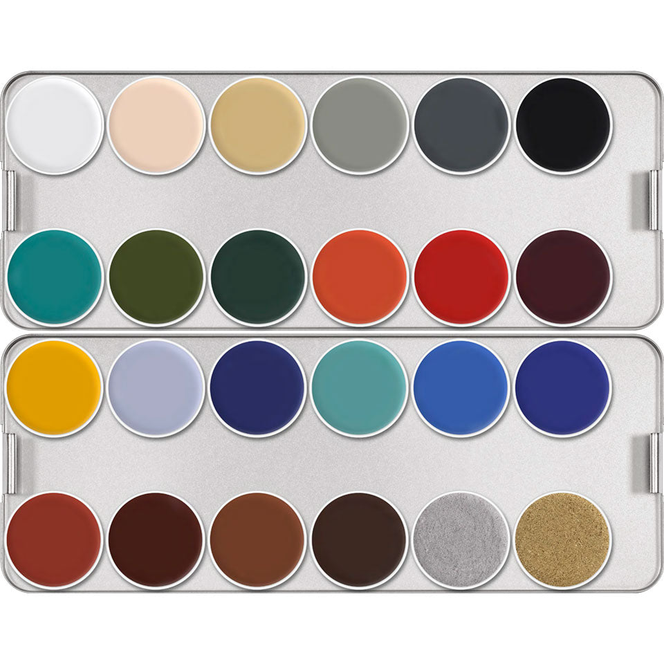 Kryolan 1008 Supracolor Palette 24 Colors - K