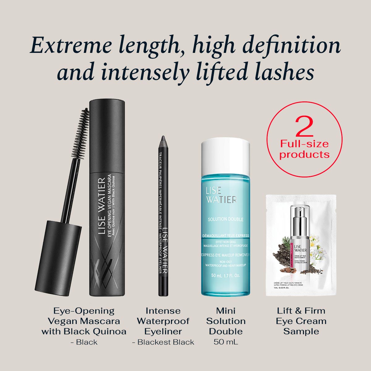 Lise Watier Eye-Opening Vegan Mascara Mascara Set