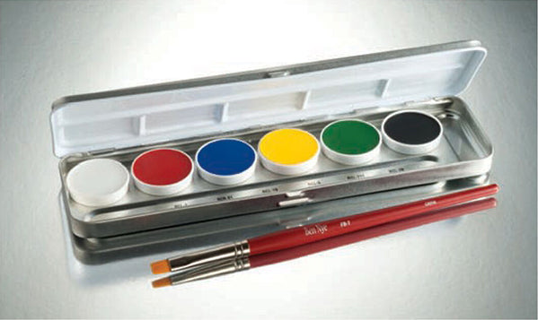 Ben Nye CFK-6 Palette MagiCake Aqua Paint Palette