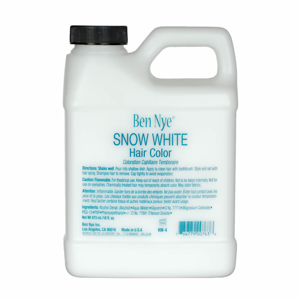 Ben Nye Snow White Hair Color - 16 oz (HW-4)