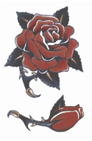 Tinsley Vintage Temporary TattooTransfers - 115 Rose 1940
