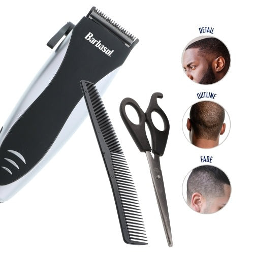 Barbasol Pro Hair Clipper Kit with Stainless Steel Blades