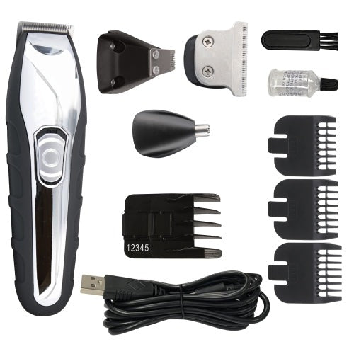 Barbasol Rechargeable All-in-One Grooming Kit 8 Piece