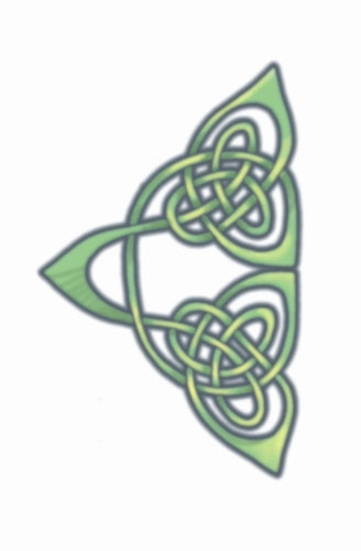 Tinsley Tribal Temporary Tattoo Transfers - 607 Celtic Tria
