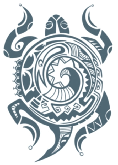 Tinsley Tribal Temporary Tattoo Transfers - 614 Turtle