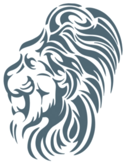 Tinsley Tribal Temporary Tattoo Transfers - 616 Lion
