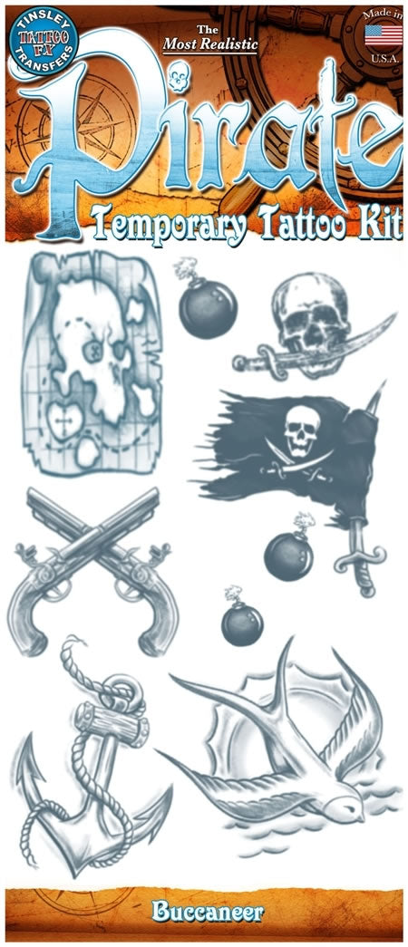 Tinsley Tattoo Transfer Kits - 407 Pirate Kit