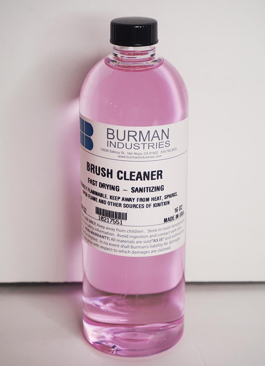 Burman Brush Cleaner Pink 16 oz