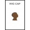 Burman Wig Cap 12pk - Brown