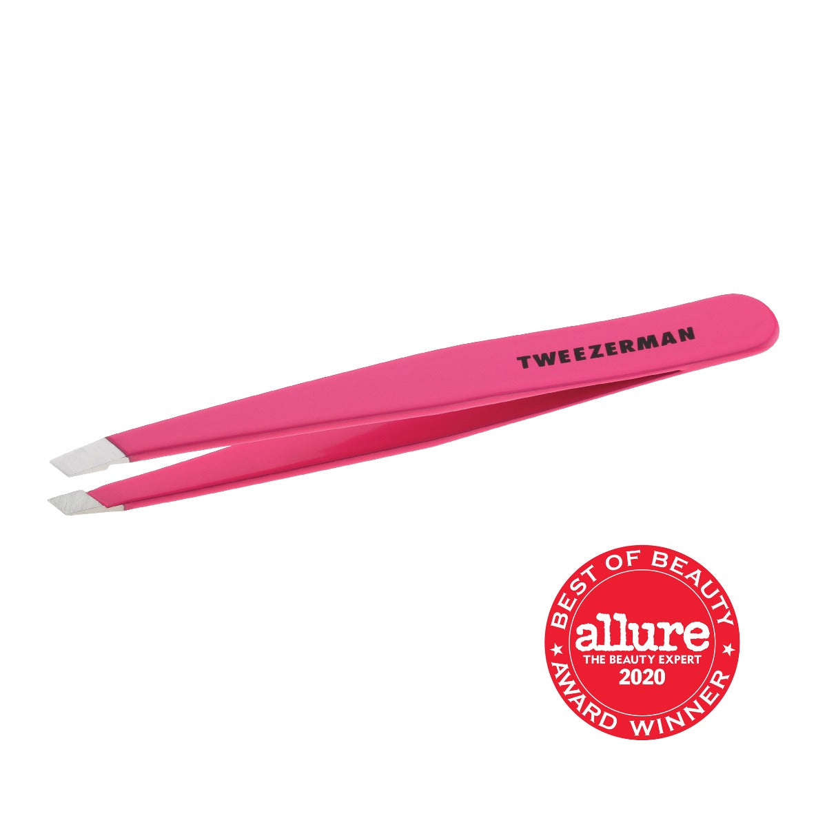 TWEEZERMAN Slant Tweezer Neon Pink 1230-NPP