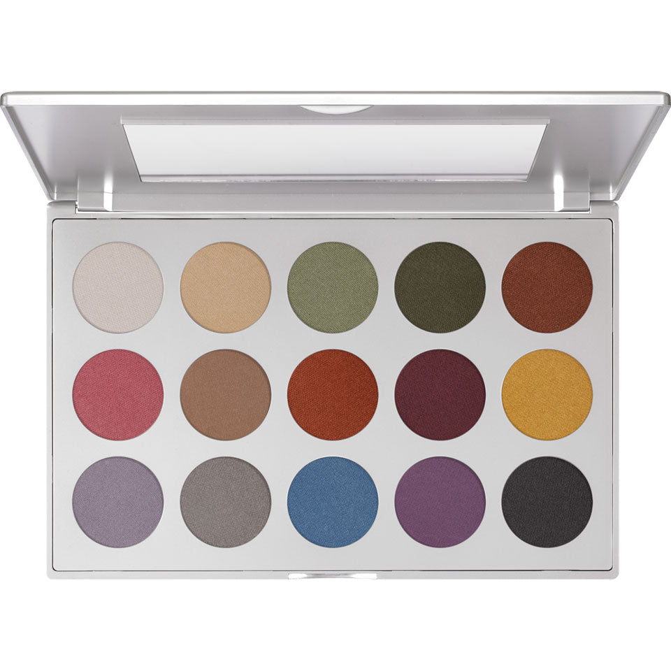 Kryolan Professional 5315 Eye Shadow Palette 15 Colors - TN3