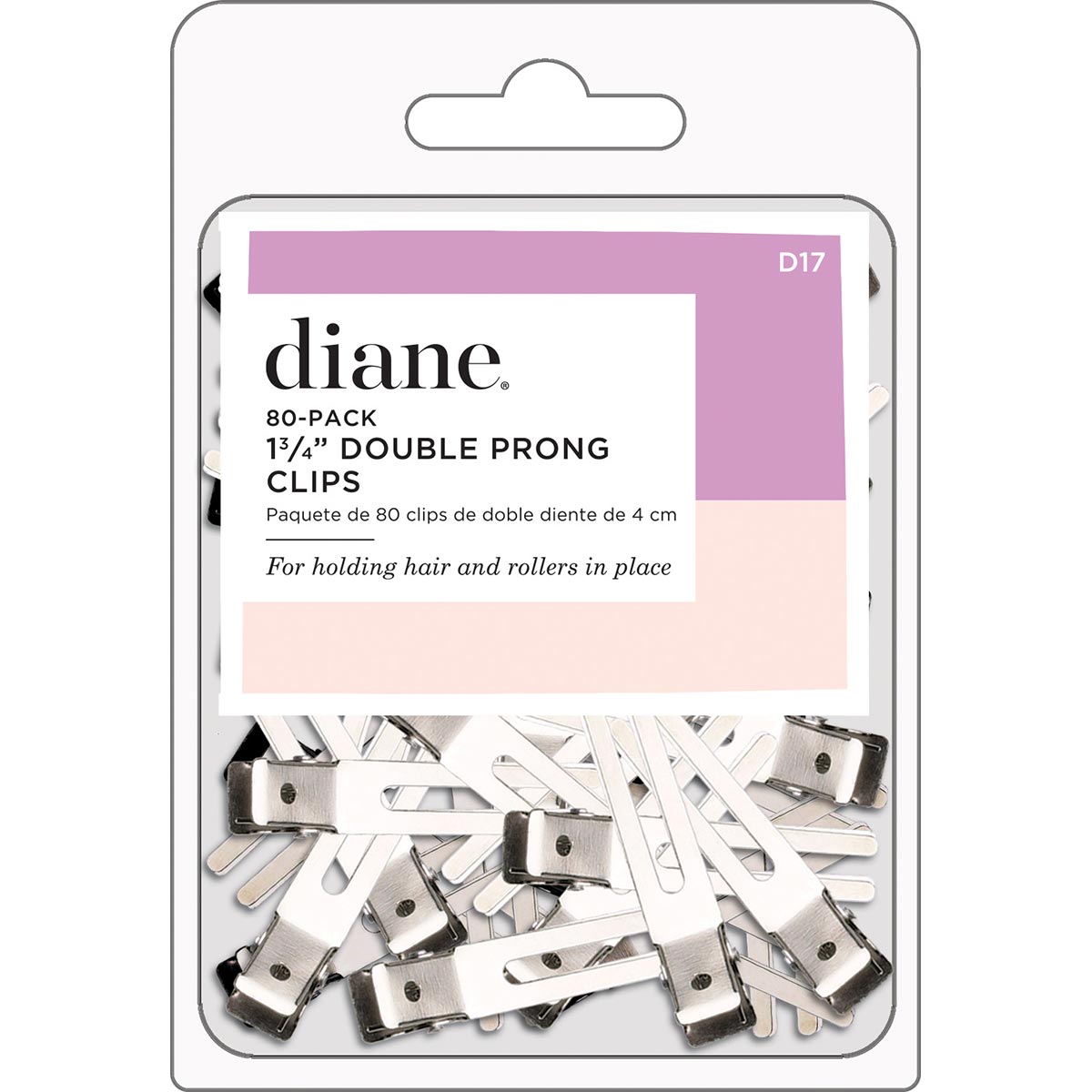Fromm Diane D17 1 3/4in Double Prong Clips 80-Pack