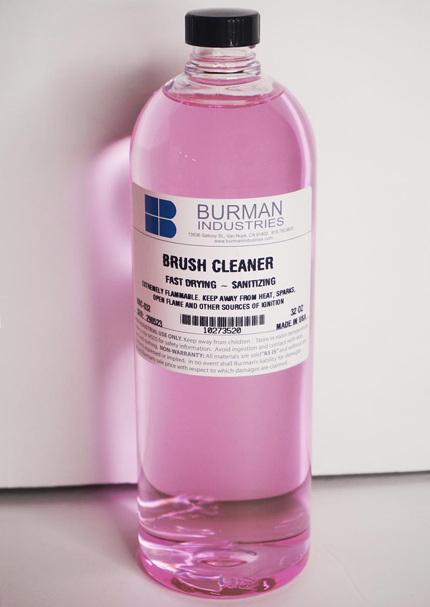 Burman Brush Cleaner Pink - 32 oz