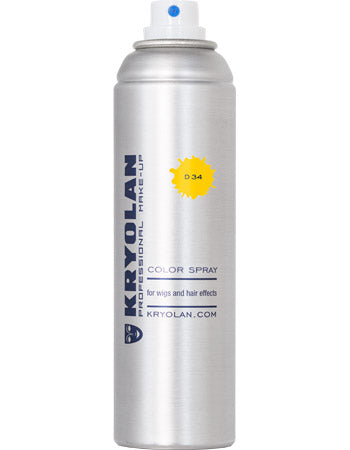 Kryolan Professional 2250 Color Spray - D34 Popyellow