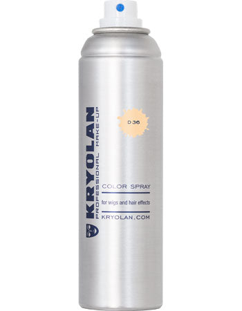 Kryolan Professional 2250 Color Spray - D36 Deckblond