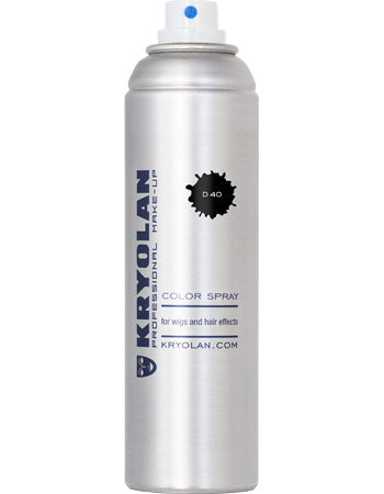 Kryolan Professional 2250 Color Spray - D40 Black