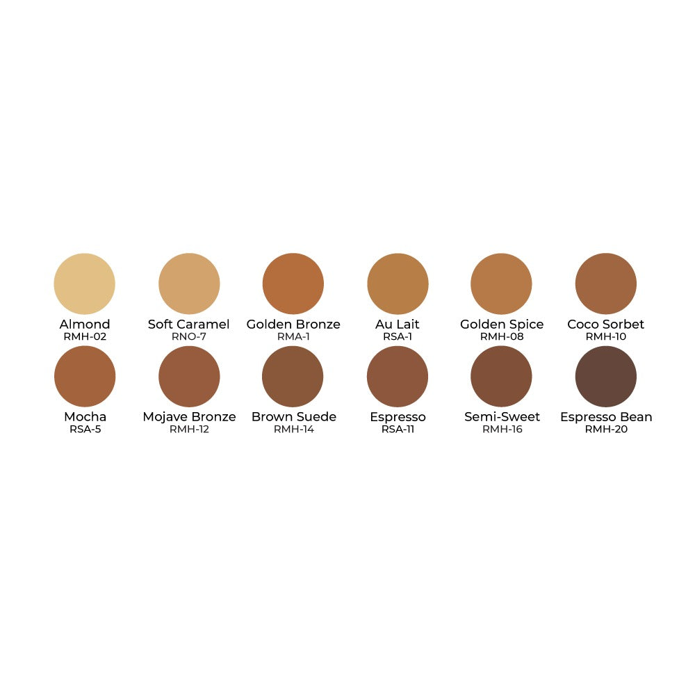 Ben Nye BFP-12 Olive-Brown Matte HD Foundation Palette