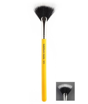 Bdellium Yellow 925 Studio Duet Fan Brush